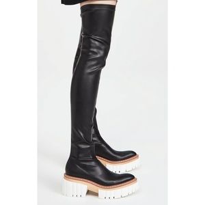 Stella McCartney OTK Emilie 75mm thought-high boots Over the knee size 7.5